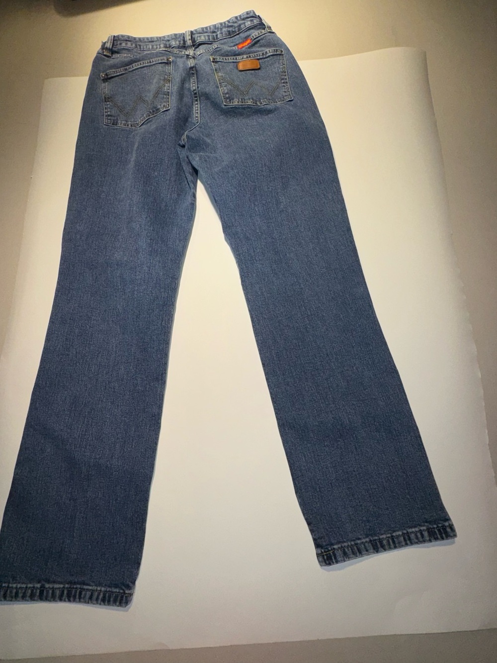 Wrangler Men's Dark Blue Slim Straight Jeans with Red Trim - Picture 5 of 10